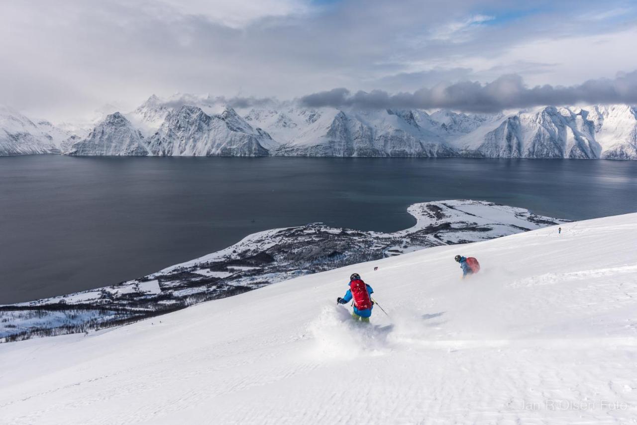 Apartmán Lyngenfjord,Odins Hus Olderdalen Exteriér fotografie