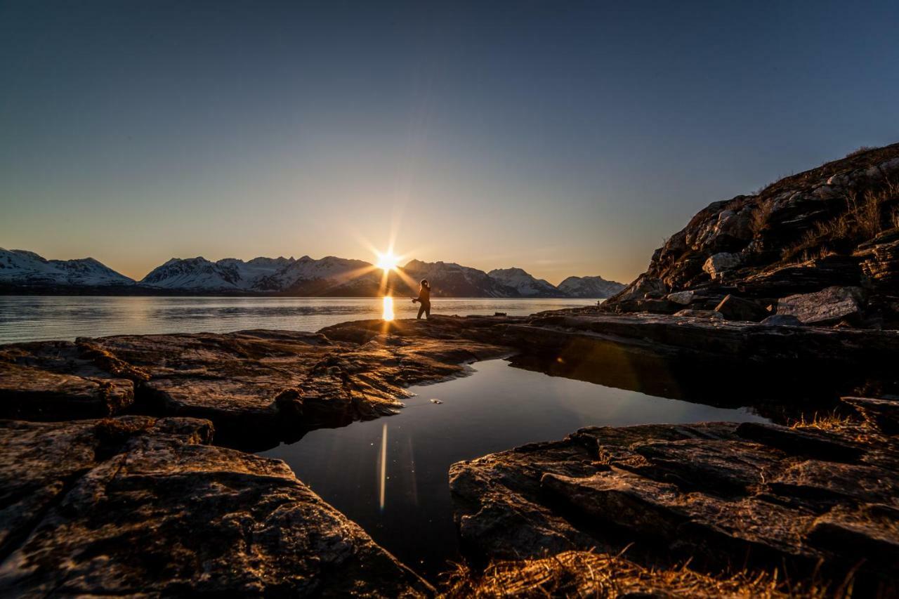 Apartmán Lyngenfjord,Odins Hus Olderdalen Exteriér fotografie